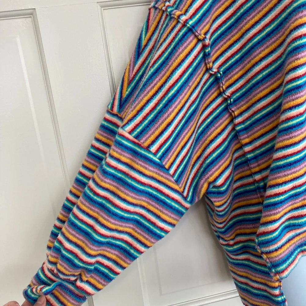 Fantastic Fawn Multicolor Striped Crew Neck Sweater - Picture 2 of 5
